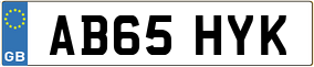 Truck License Plate